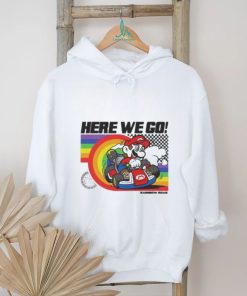 Mario Kart Pride Rainbow Road Here We Go shirt