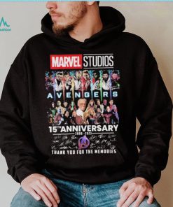 Marvel Studios Avengers 15th Anniversary 2008 2023 Thank You For The Memories Shirt