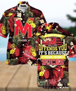 Maryland Terrapins Stress Blessed Obsessed Summer Beach Hawaiian Shirt