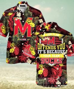 Maryland Terrapins Stress Blessed Obsessed Summer Beach Hawaiian Shirt