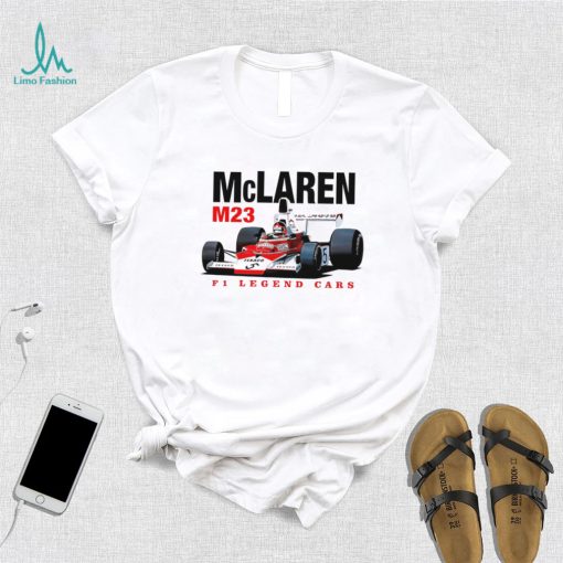 McLaren Emerson Fittipaldi M23 F1 Legend Cars retro shirt