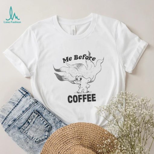 Me Before Coffee Glitter Trolls Licence Graphic Shirt