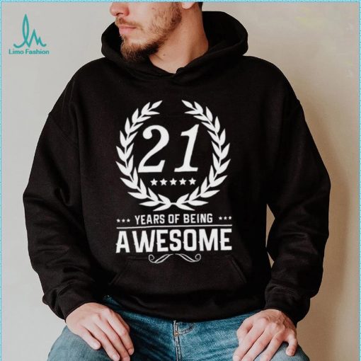 Mens 21St Birthday T Shirt Classic Hoodie