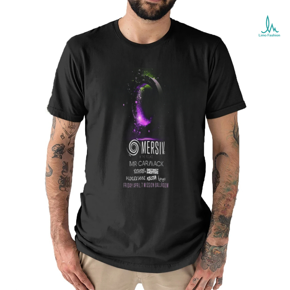 Mersiv In The Round April 7 2023 Mission Ballroom Poster Shirt Mersiv In The Round April 7 2023 Mission Ballroom Poster Shirt