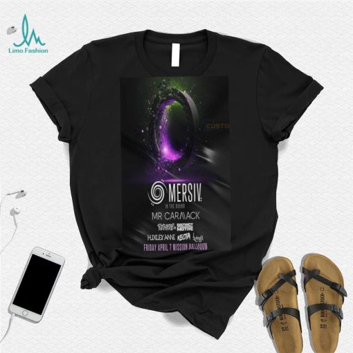 Mersiv In The Round, April 7 2023, Mission Ballroom Poster shirt