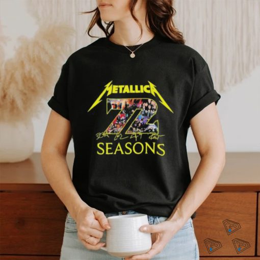 Metallica Season 72 Signatures Shirt