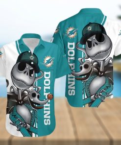 Miami Dolphins Hawaiian Shirt, Jack Skellington And Zero, Best Hawaiian Shirt