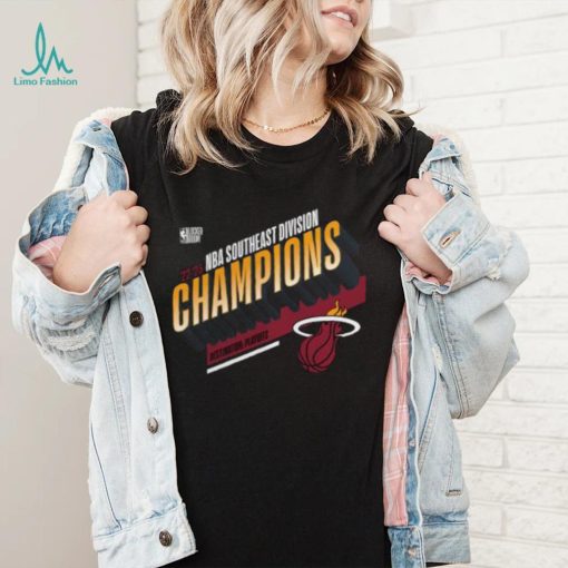 Miami Heat 2023 Southeast Division Champions Locker Room T Shirt