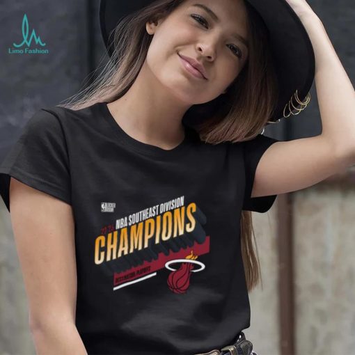 Miami Heat 2023 Southeast Division Champions Locker Room T Shirt