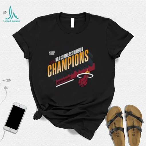 Miami Heat 2023 Southeast Division Champions Locker Room T Shirt
