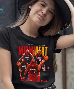 Miami Heat All time starting Five Legends shirt