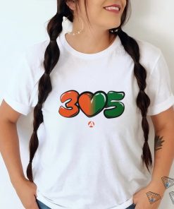 Miami Hurricanes 3 love 5 305 shirt