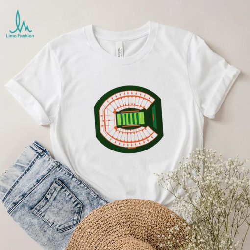 Miami Hurricanes OB Layout Stadium shirt