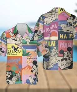 Mickey And Friends Retro Summer Full Printing Hawaiian Shirt