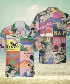 Mickey And Friends Retro Summer Full Printing Hawaiian Shirt