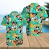 Mickey Minnie Mouse Donald Daisy Duck Pluto Dog Disney Chill At The Beach Full Printing Hawaiian Shirt