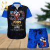 Mickey And Friends In Hawaii Disney Cartoon Graphics Full Printing Hawaiian Shirt