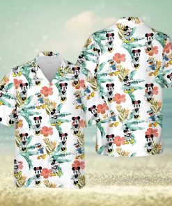 Mickey Minnie Mouse 4Th Of July Disney Hibiscus Aloha Full Printing Hawaiian Shirt