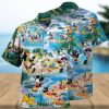 Mickey And Minnie Vacation Disney Cartoon Graphics Full Printing Hawaiian Shirt