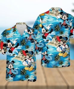 Mickey Mouse Disney Summer Vacation At The Beach Full Printing Hawaiian Shirt