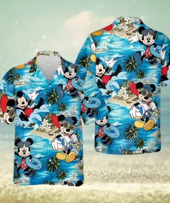 Mickey Mouse Disney Summer Vacation At The Beach Full Printing Hawaiian Shirt