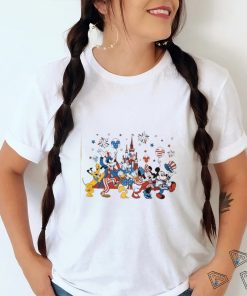 Mickey Mouse and Friends Custom 4th Of July Retro Shirt