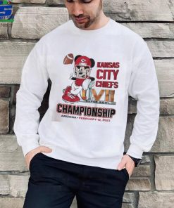 Mickey mouse Kansas city Chiefs super bowl championship Arizona february 12 2023 shirt