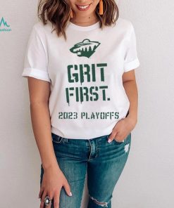 Minnesota Wild Hockey Club The Hockey Lodge Minnesota Grit First 2023 Playoff Shirt