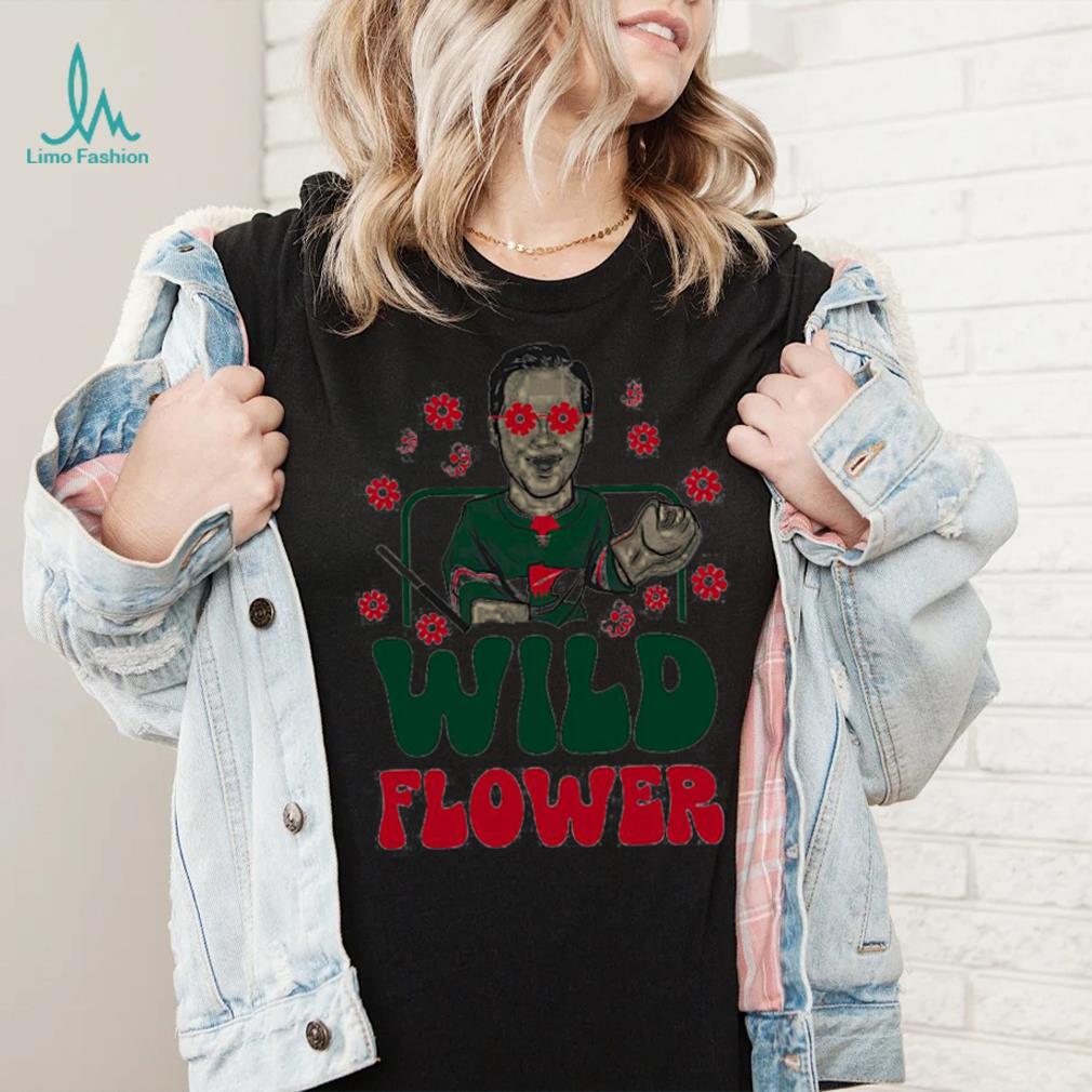 Minnesota Wild SotaStick Fleury Wild flower art shirt - Limotees