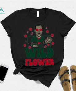 Minnesota Wild SotaStick Fleury Wild flower art shirt