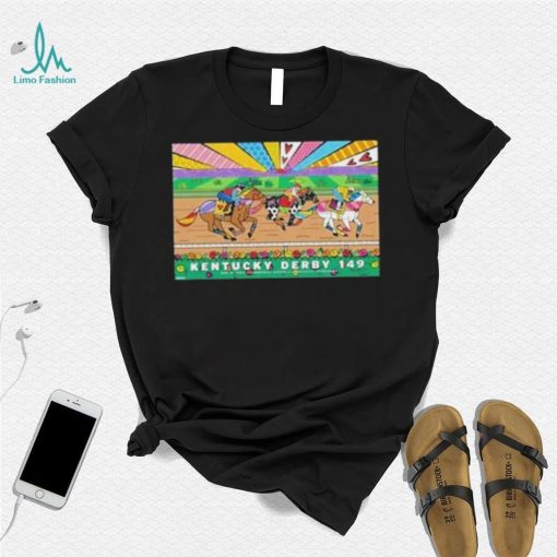 Mint Kentucky Derby 149 Art Of The Derby Tri blend Shirt