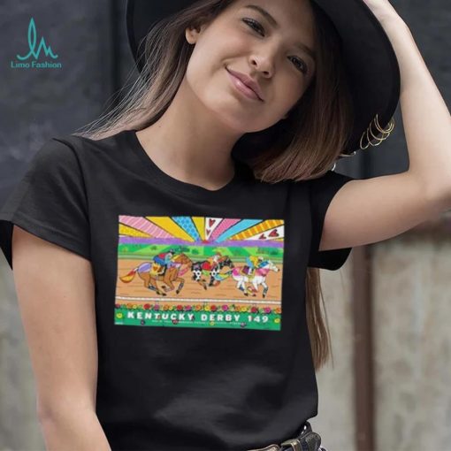 Mint Kentucky Derby 149 Art Of The Derby Tri blend Shirt