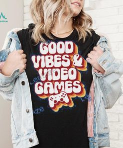 Mirandalorian Merch Good Vibes & Video Games Retro Shirt