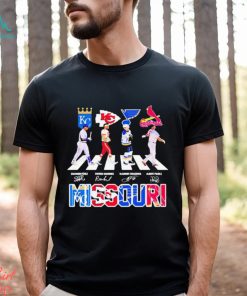 Missouri Teams Sport Salvador Perez Patrick Mahomes Vladimir Tarasenko And Albert Pujols Signature Shirt