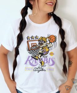 Mitchell And Ness Kurt Rambis Gray Los Angeles Lakers Name And Number T shirt