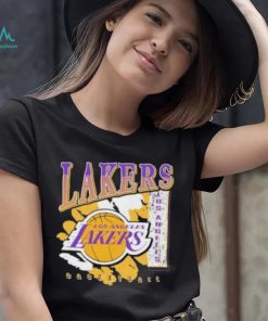 Mitchell And Ness L.A Lakers Paintbrush Crew shirt