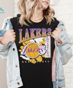 Mitchell And Ness L.A Lakers Paintbrush Crew shirt