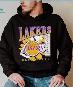 Mitchell And Ness L.A Lakers Paintbrush Crew shirt