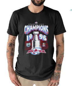 Mitchell and Ness Colorado Avalanche Stanley Cup Champions 1996 retro shirt