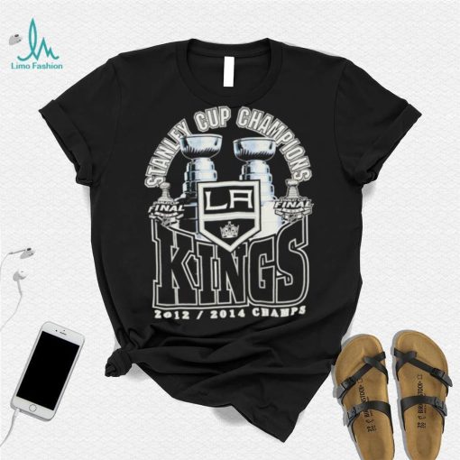 Mitchell and Ness Los Angeles Kings Stanley Cup Champions 2012 2014 Champs shirt