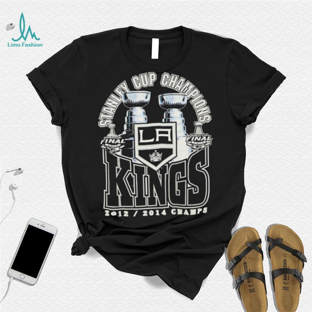 Mitchell and Ness Los Angeles Kings Stanley Cup Champions 2012 2014 Champs  shirt, hoodie, sweater, long sleeve and tank top