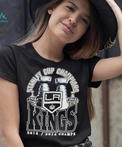 Mitchell and Ness Los Angeles Kings Stanley Cup Champions 2012 2014 Champs shirt