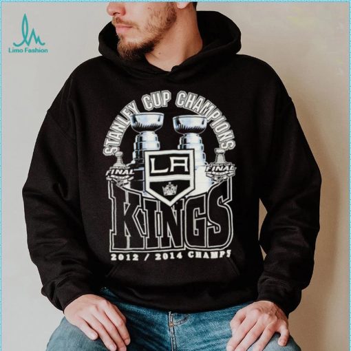 Mitchell and Ness Los Angeles Kings Stanley Cup Champions 2012 2014 Champs shirt