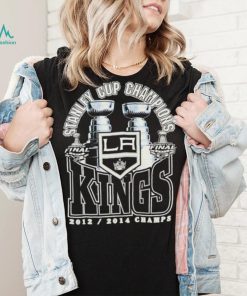 Mitchell and Ness Los Angeles Kings Stanley Cup Champions 2012 2014 Champs shirt