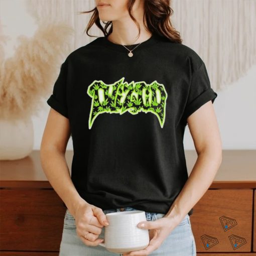 Mnestore twiztid 420 pattern patch embroidered pullover t shirt