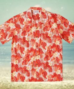 Monstera Pink High Quality Hawaiian Shirt