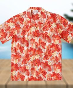 Monstera Pink High Quality Hawaiian Shirt