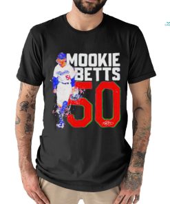 Mookie Betts 50 Signature Shirt