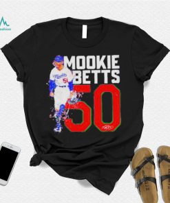 Mookie Betts 50 Signature Shirt