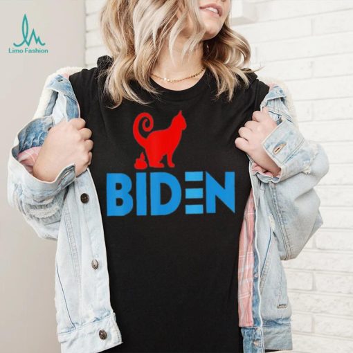 My Cat Hates Joe Biden I Love My Cat Anti Joe Biden Tee Shirt